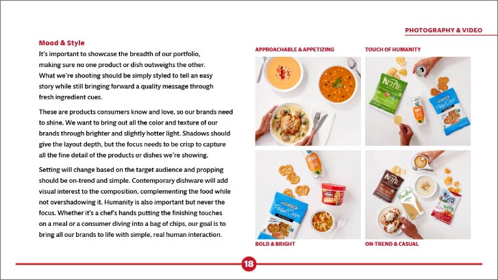 Campbell's Foodservice - Brand Guide Example