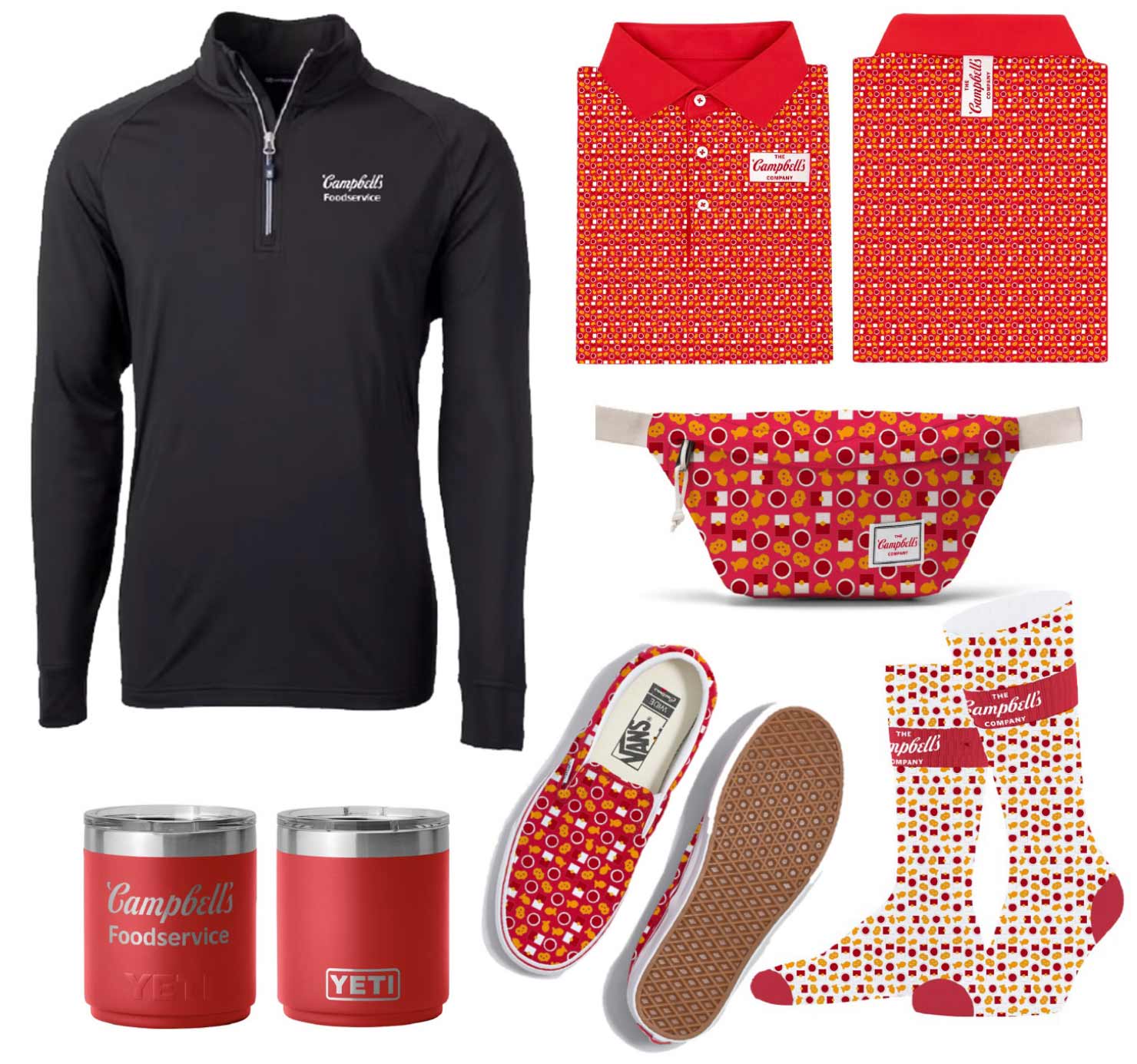 Campbell's Foodservice -Branded apparel samples