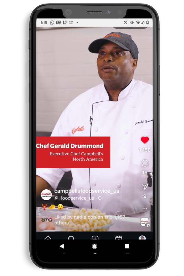 Social Media chef post image